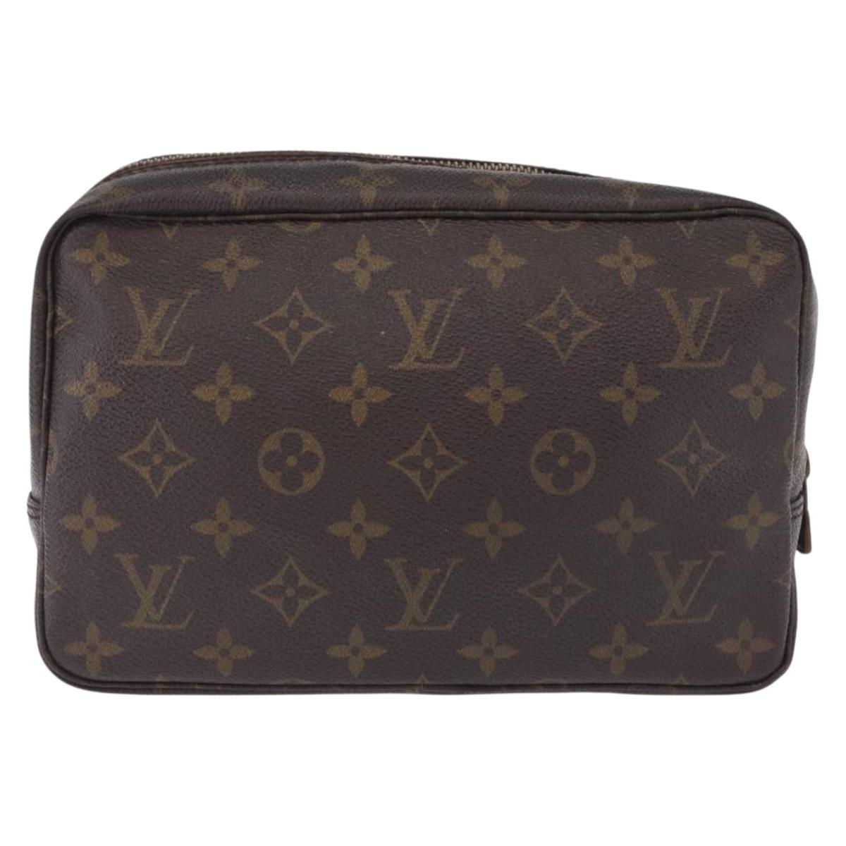 LOUIS VUITTON Monogram Trousse Toilette 23 Clutch Bag M47524 LV Auth 202923