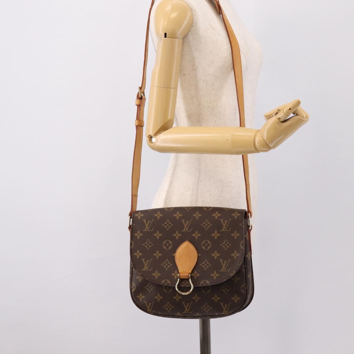 LOUIS VUITTON Monogram Saint Cloud GM Shoulder Bag M51242 LV Auth 202936