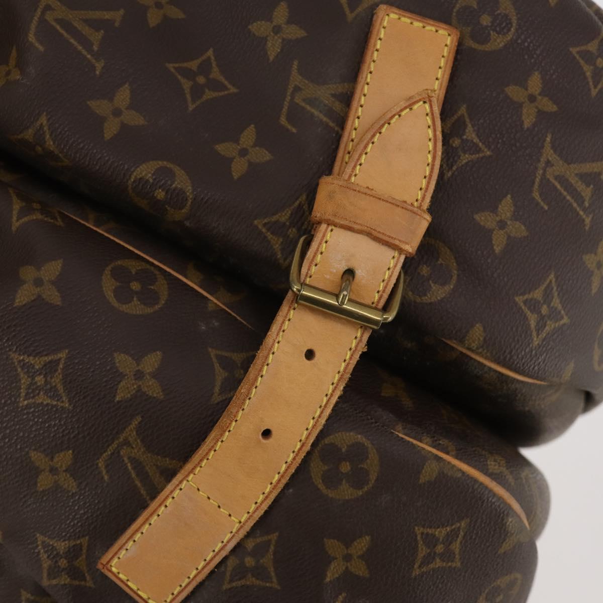 LOUIS VUITTON Monogram Saumur 43 Shoulder Bag M42252 LV Auth 202937