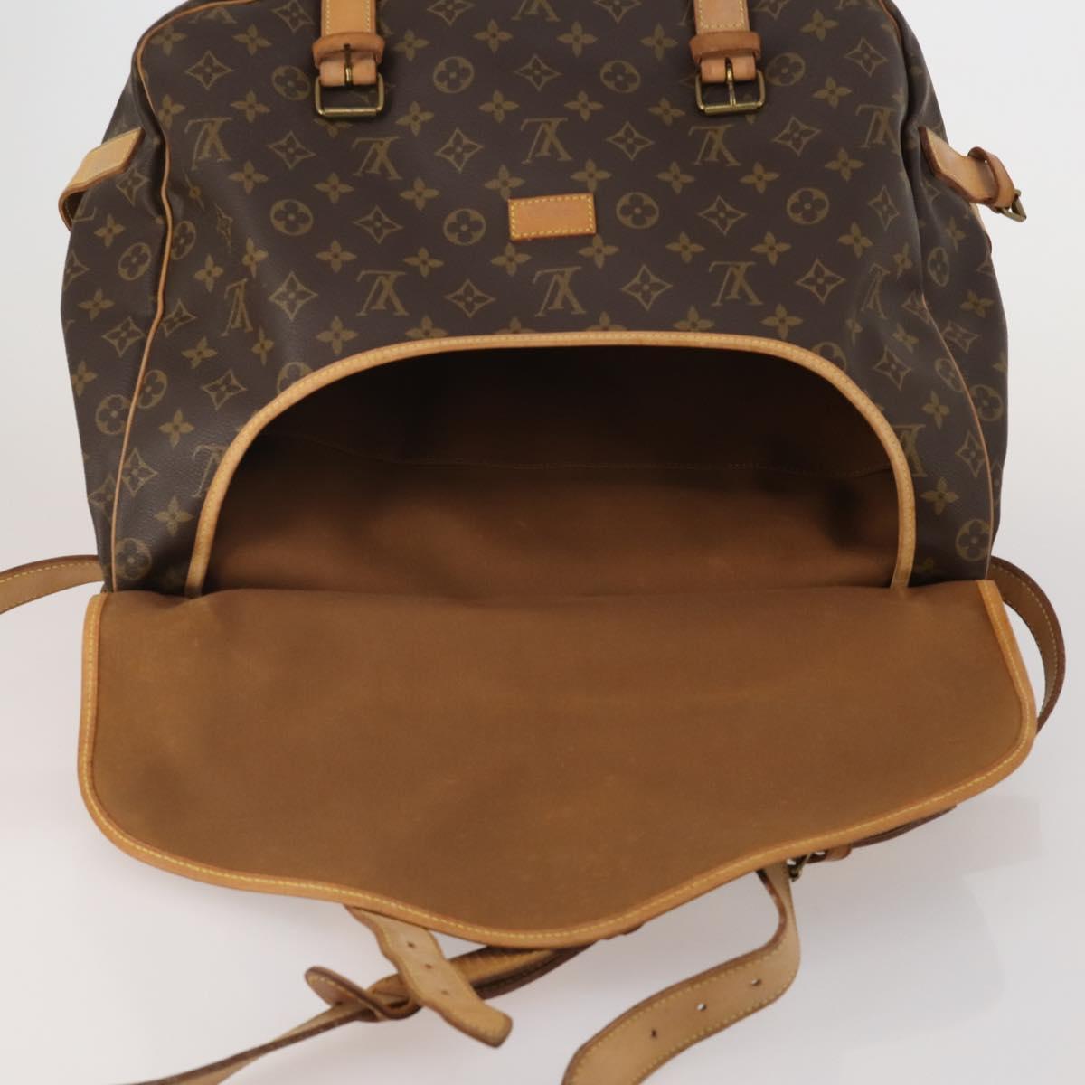 LOUIS VUITTON Monogram Saumur 43 Shoulder Bag M42252 LV Auth 202937