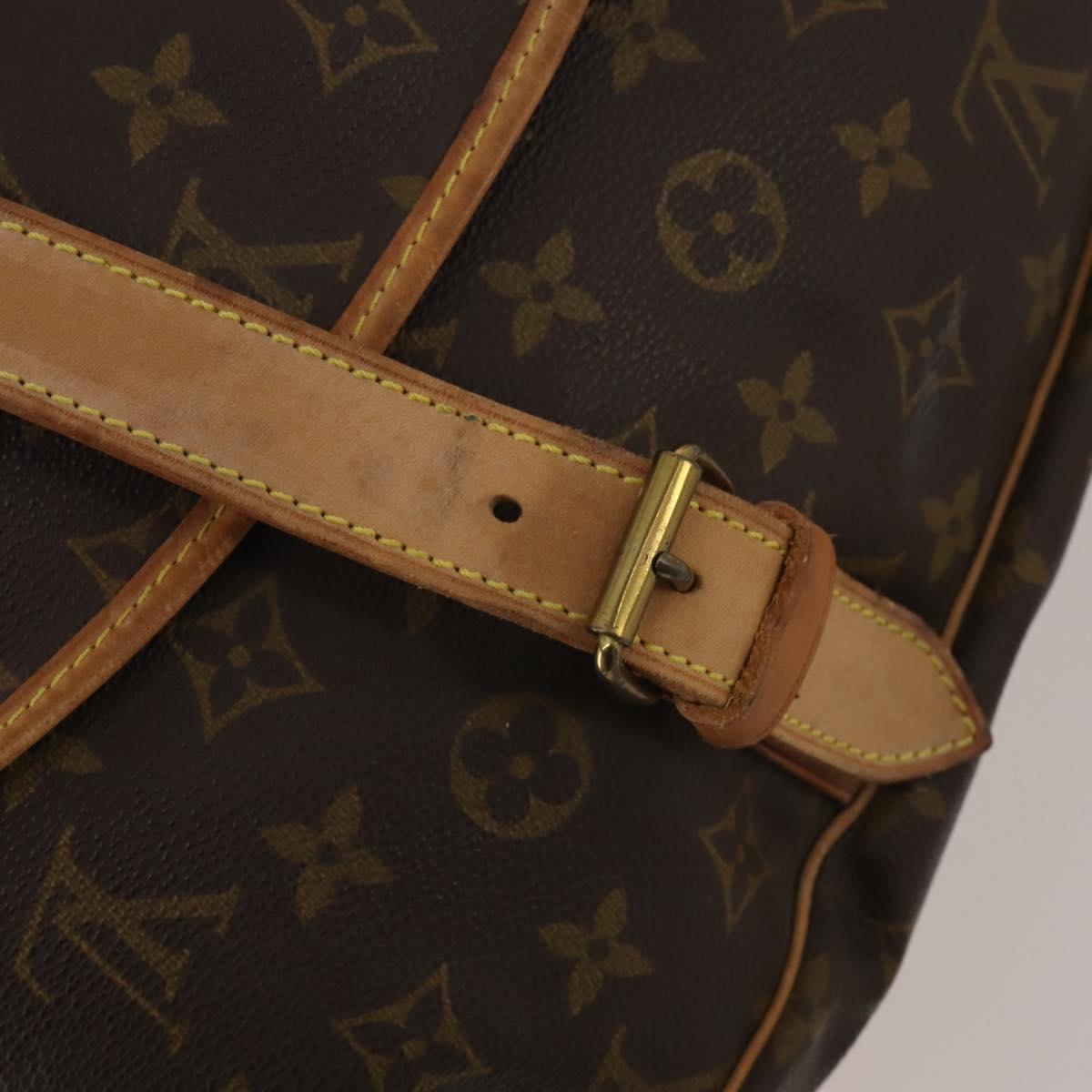 LOUIS VUITTON Monogram Saumur 43 Shoulder Bag M42252 LV Auth 202937