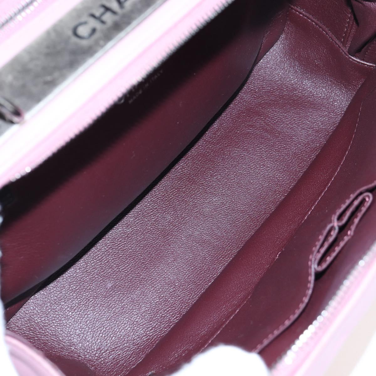 CHANEL Trendy CC Matelasse Chain Bag Lamb Skin 2way Pink CC Auth 202938SAM