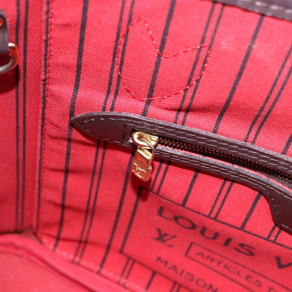 LOUIS VUITTON Damier Ebene Neverfull PM Tote Bag N51109 LV Auth 202940A