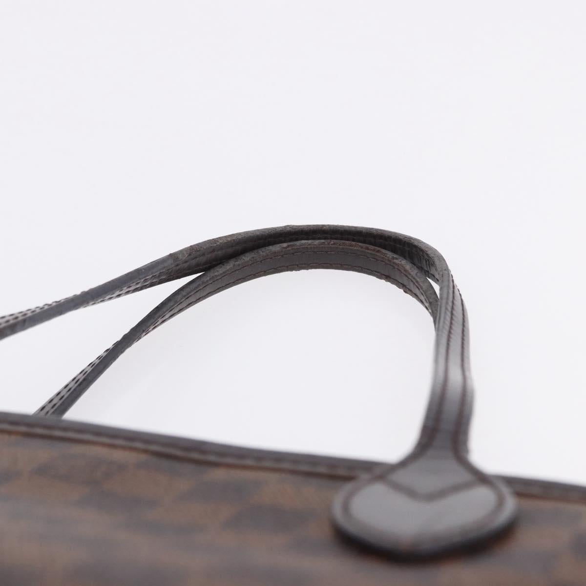 LOUIS VUITTON Damier Ebene Neverfull PM Tote Bag N51109 LV Auth 202940A