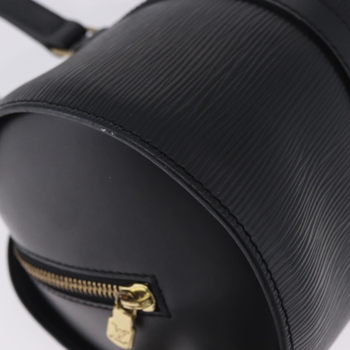 LOUIS VUITTON Epi Soufflot Hand Bag Black M52222 LV Auth 202944V