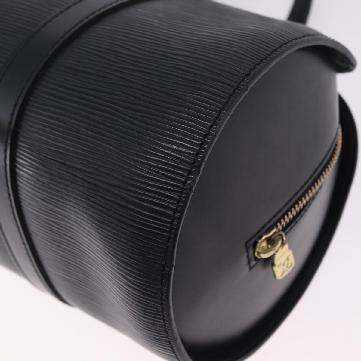 LOUIS VUITTON Epi Soufflot Hand Bag Black M52222 LV Auth 202944V