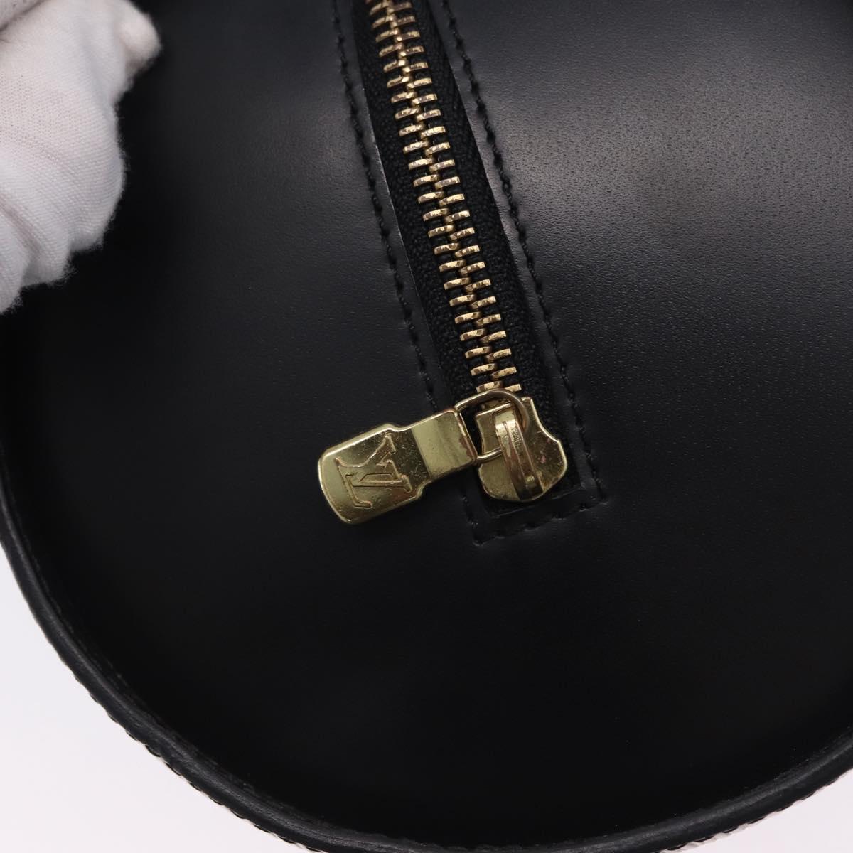 LOUIS VUITTON Epi Soufflot Hand Bag Black M52222 LV Auth 202944V