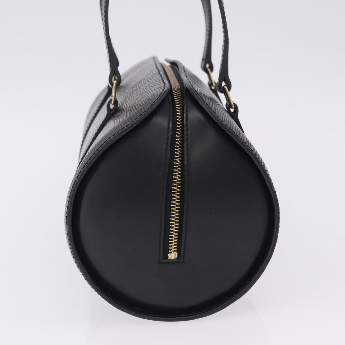 LOUIS VUITTON Epi Soufflot Hand Bag Black M52222 LV Auth 202944V