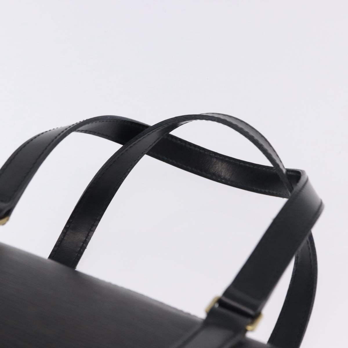 LOUIS VUITTON Epi Soufflot Hand Bag Black M52222 LV Auth 202944V