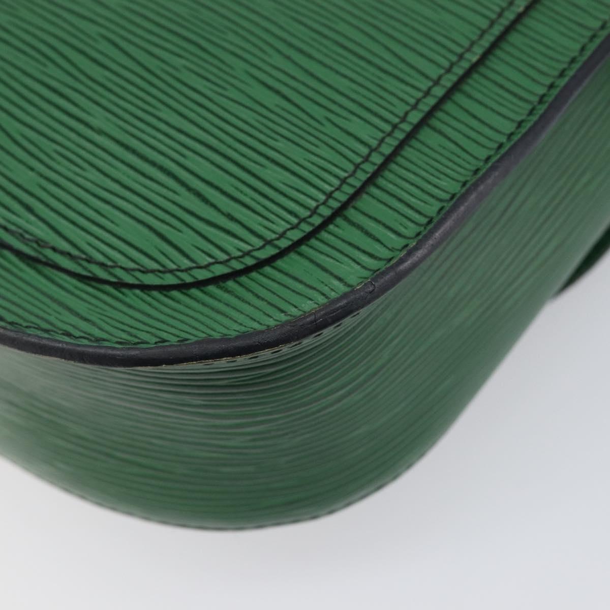 LOUIS VUITTON Epi Saint Cloud GM Shoulder Bag Green M52194 LV Auth 202945