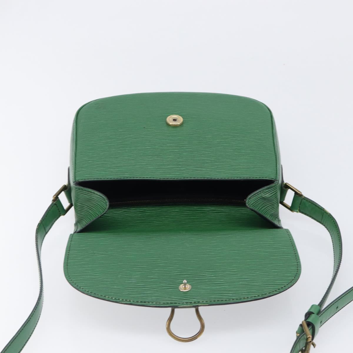 LOUIS VUITTON Epi Saint Cloud GM Shoulder Bag Green M52194 LV Auth 202945