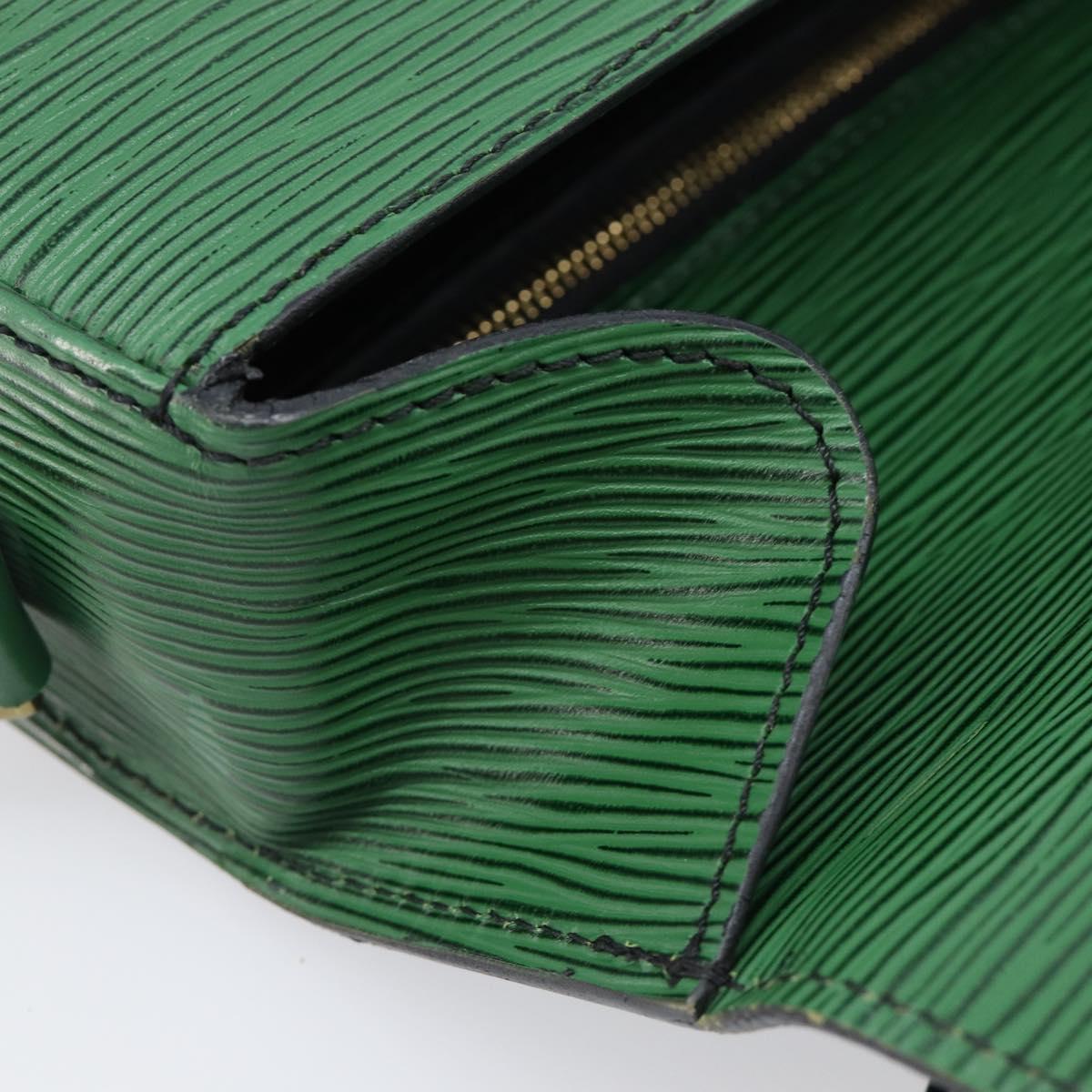 LOUIS VUITTON Epi Saint Cloud GM Shoulder Bag Green M52194 LV Auth 202945
