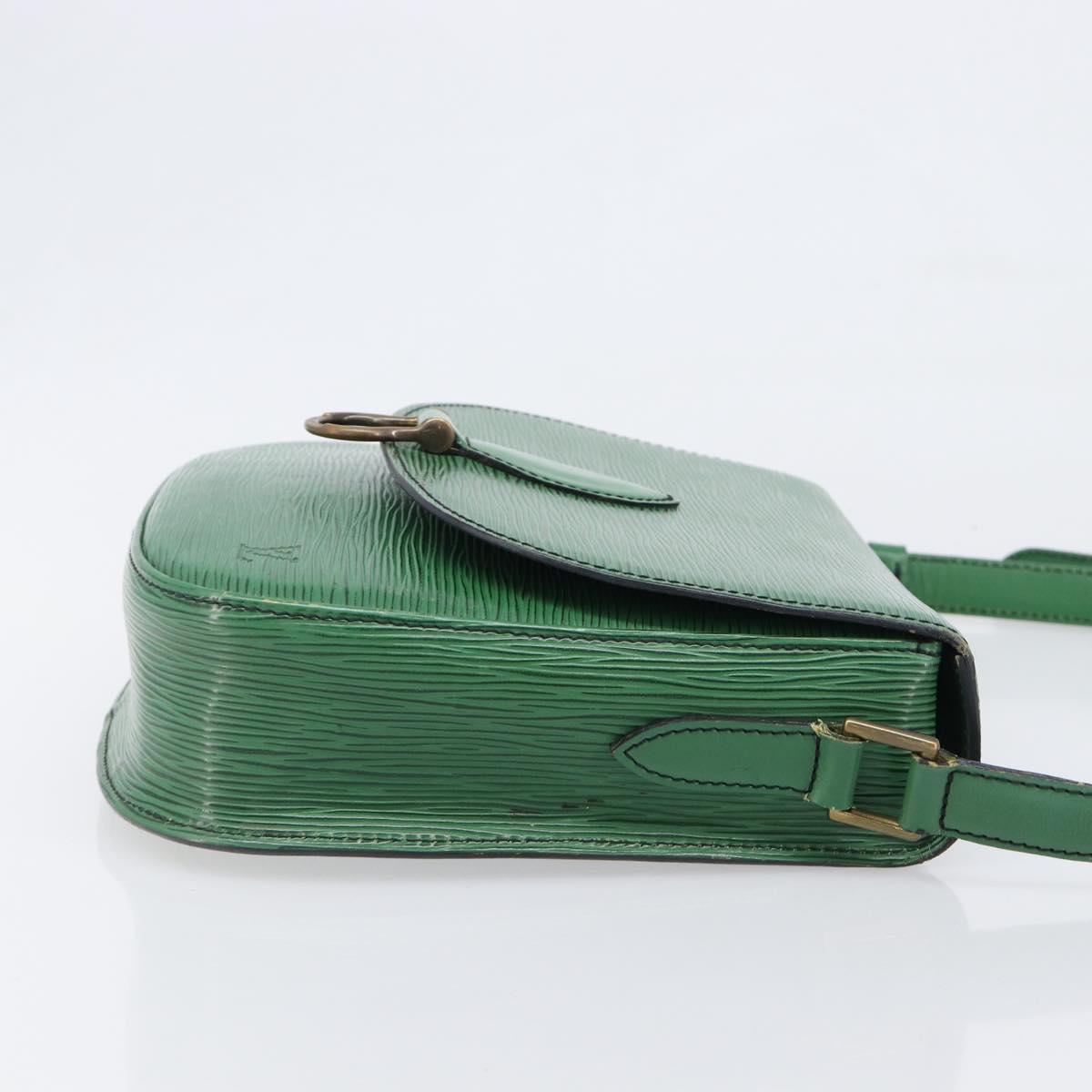 LOUIS VUITTON Epi Saint Cloud GM Shoulder Bag Green M52194 LV Auth 202945