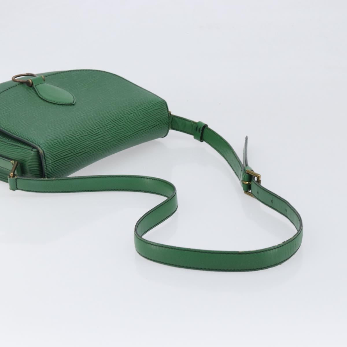 LOUIS VUITTON Epi Saint Cloud GM Shoulder Bag Green M52194 LV Auth 202945