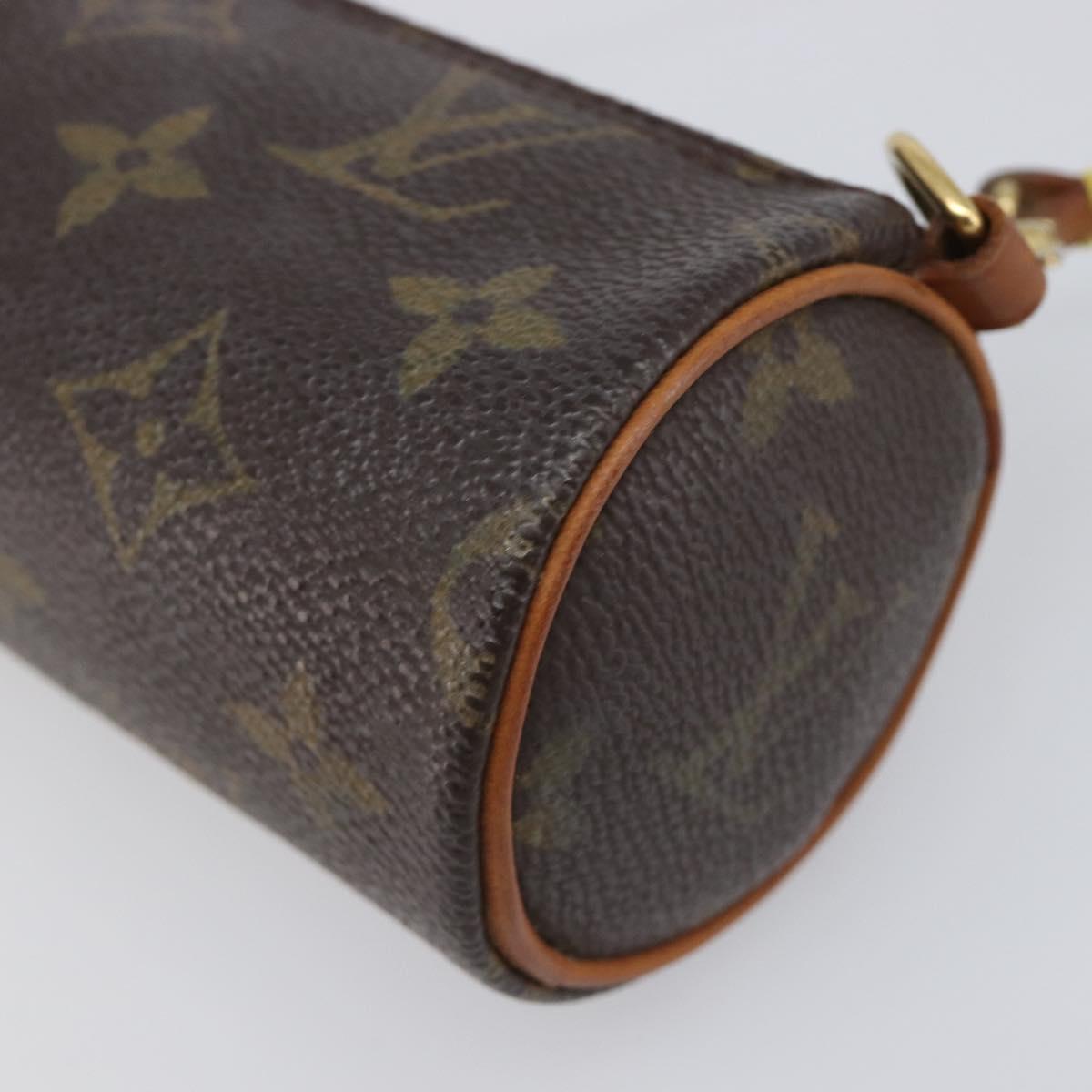 LOUIS VUITTON Monogram Papillon Pouch LV Auth 202946