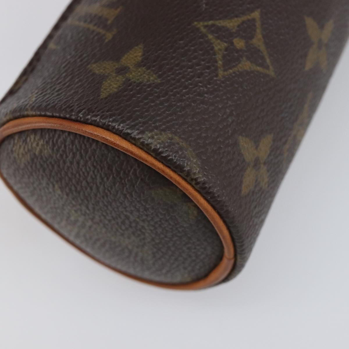 LOUIS VUITTON Monogram Papillon Pouch LV Auth 202946