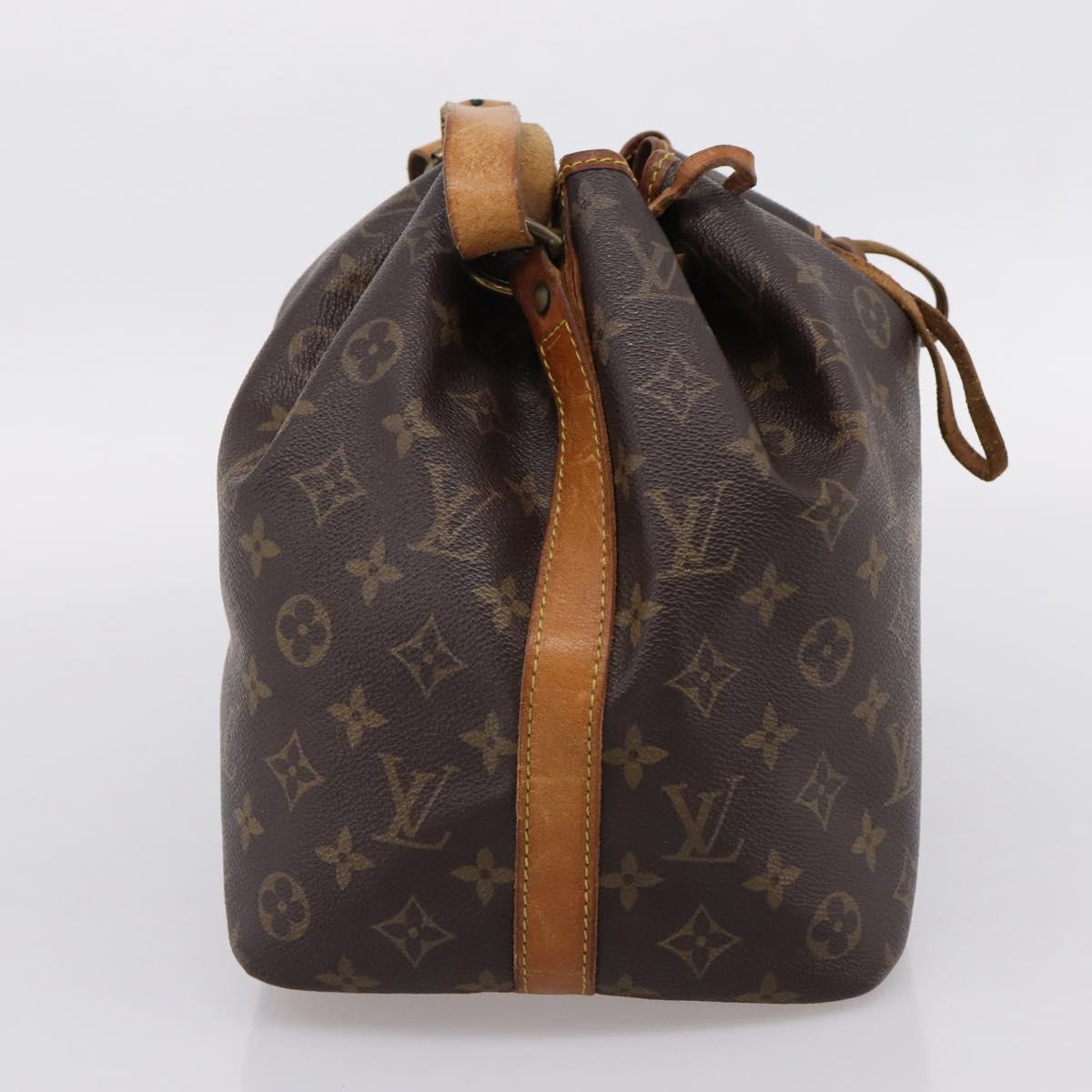LOUIS VUITTON Monogram Petit Noe Shoulder Bag M42226 LV Auth 202947
