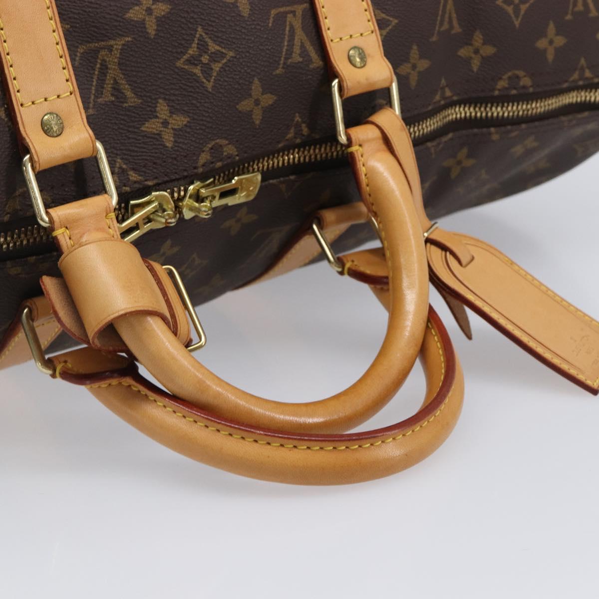 LOUIS VUITTON Monogram Keepall 50 Boston Bag M41426 LV Auth 202949