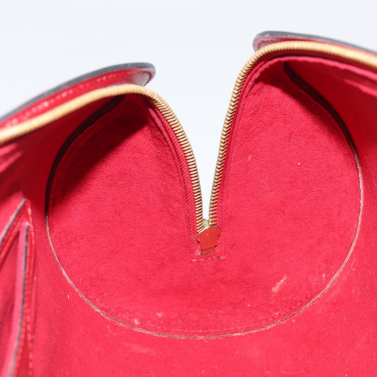 LOUIS VUITTON Epi Soufflot Hand Bag Red M52227 LV Auth 202967