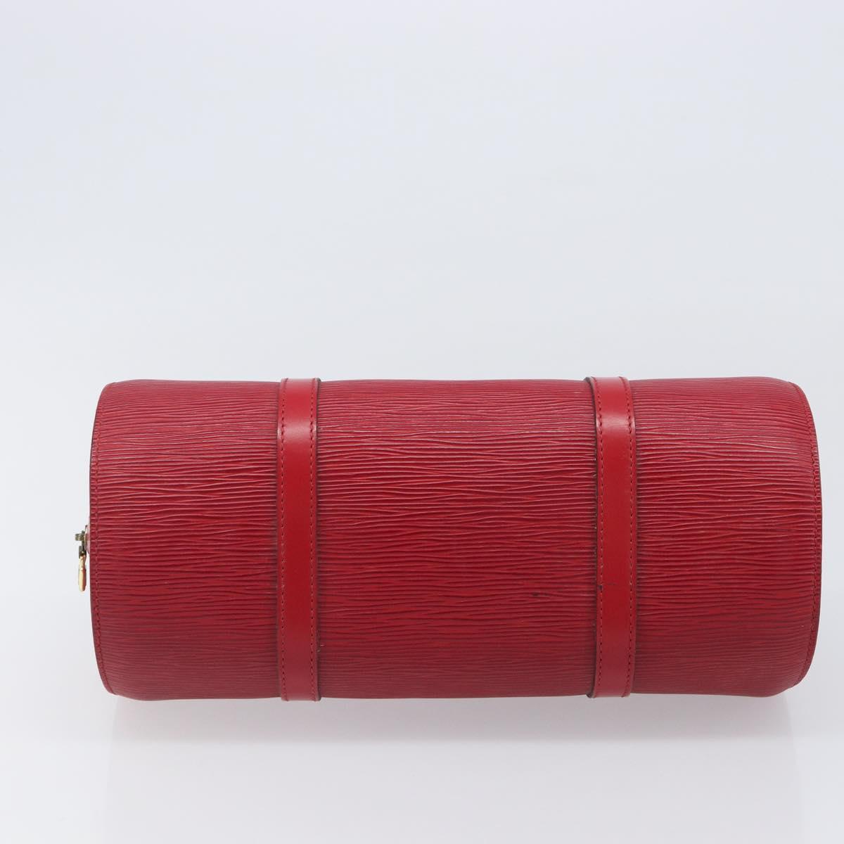 LOUIS VUITTON Epi Soufflot Hand Bag Red M52227 LV Auth 202967