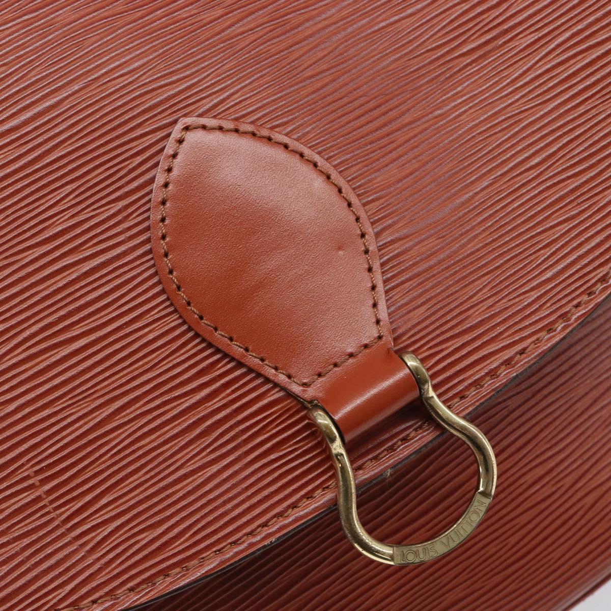 LOUIS VUITTON Epi Saint Cloud GM Shoulder Bag Brown M52193 LV Auth 202978