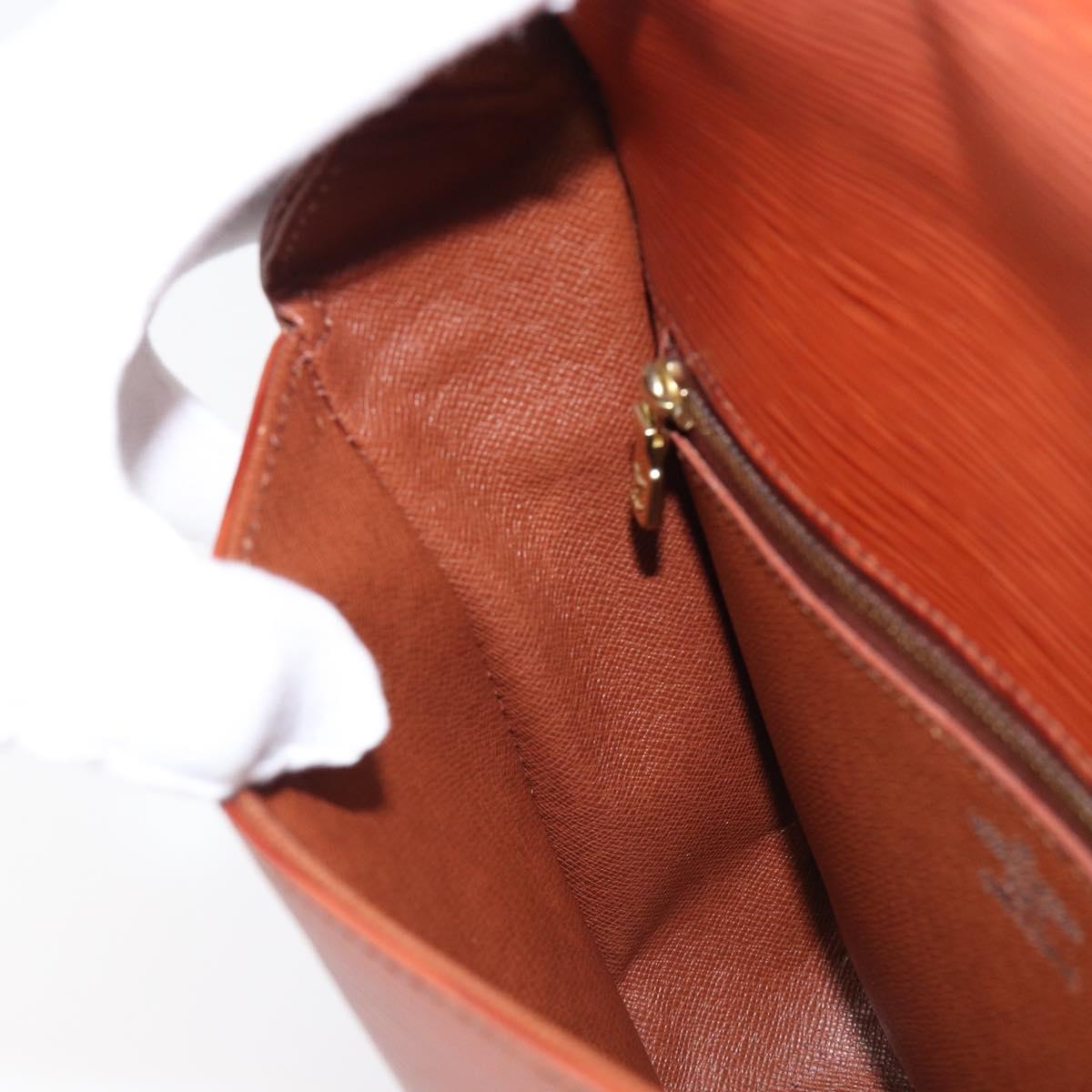 LOUIS VUITTON Epi Saint Cloud GM Shoulder Bag Brown M52193 LV Auth 202978