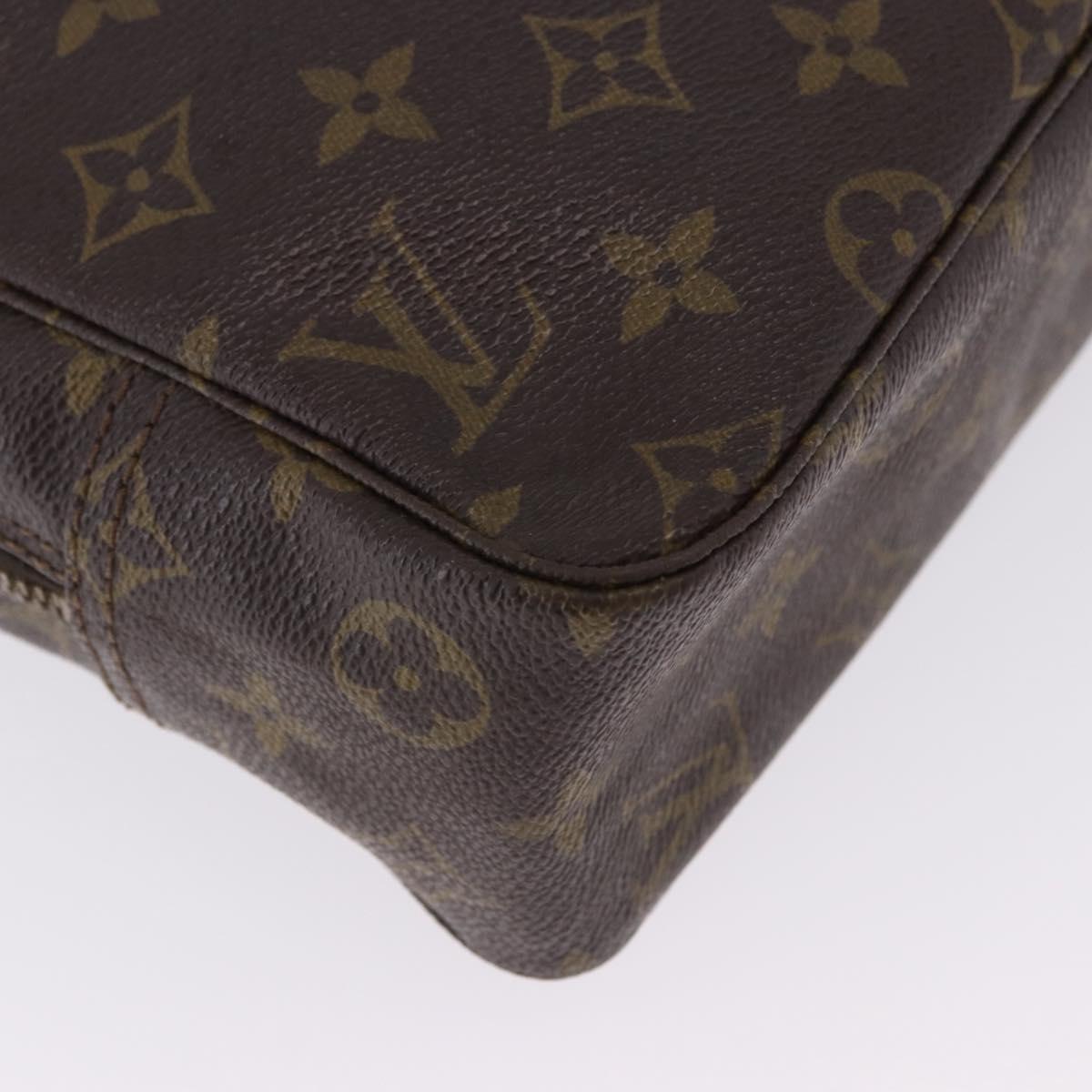 LOUIS VUITTON Monogram Trousse Toilette 28 Clutch Bag M47522 LV Auth 202993