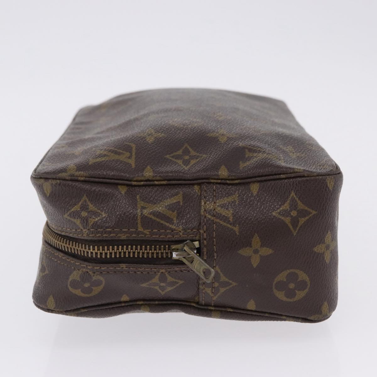 LOUIS VUITTON Monogram Trousse Toilette 28 Clutch Bag M47522 LV Auth 202993