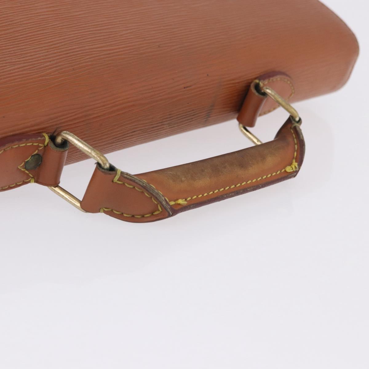LOUIS VUITTON Epi Serviette Conseiller Case Zipangu Gold M54428 LV Auth 203011