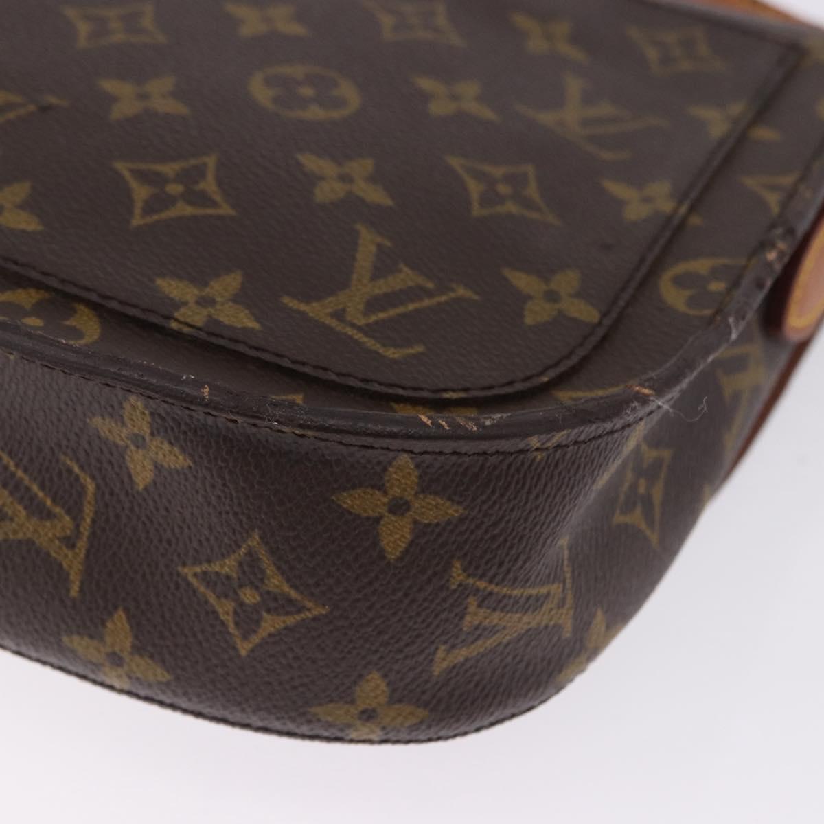 LOUIS VUITTON Monogram Saint Cloud GM Shoulder Bag M51242 LV Auth 203019