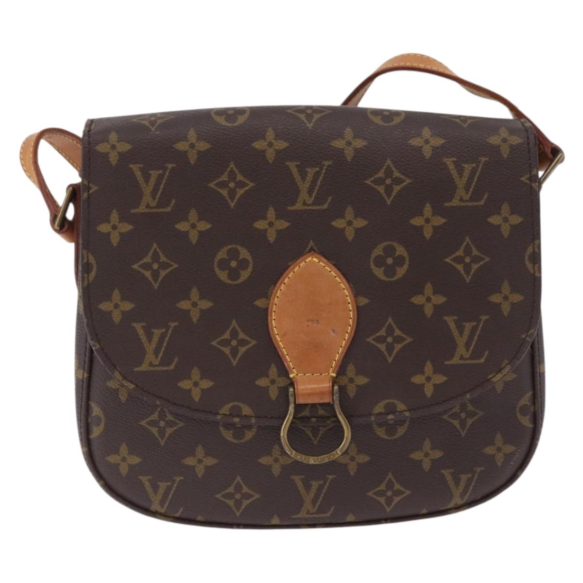 LOUIS VUITTON Monogram Saint Cloud GM Shoulder Bag M51242 LV Auth 203019