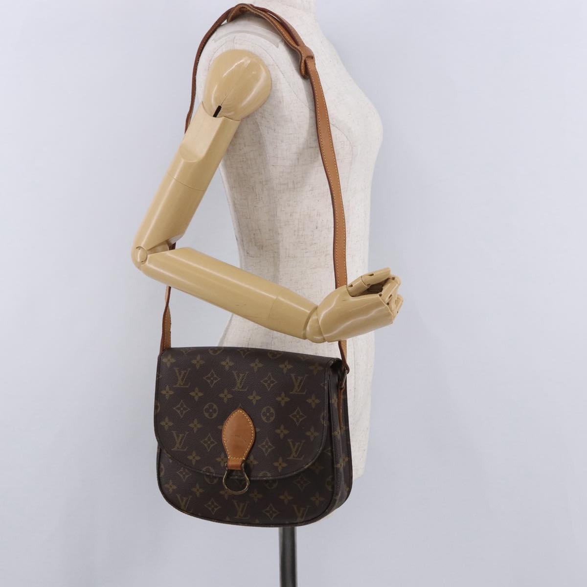 LOUIS VUITTON Monogram Saint Cloud GM Shoulder Bag M51242 LV Auth 203019
