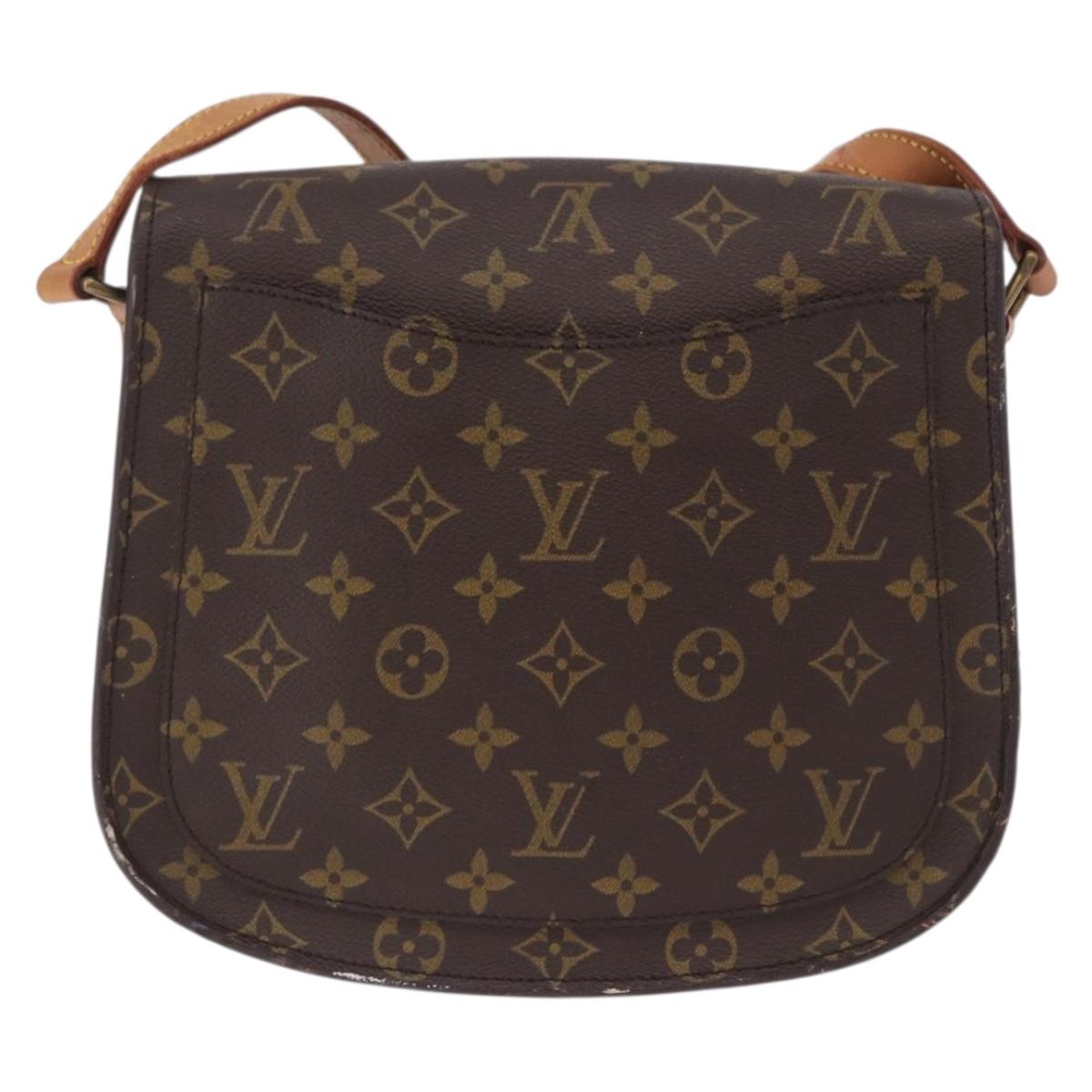 LOUIS VUITTON Monogram Saint Cloud GM Shoulder Bag M51242 LV Auth 203019