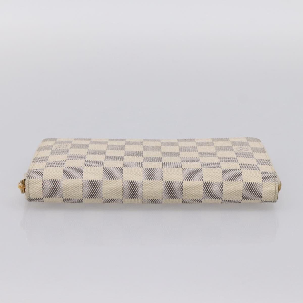 LOUIS VUITTON Damier Azur Zippy Organizer Long Wallet N60012 LV Auth 203024V