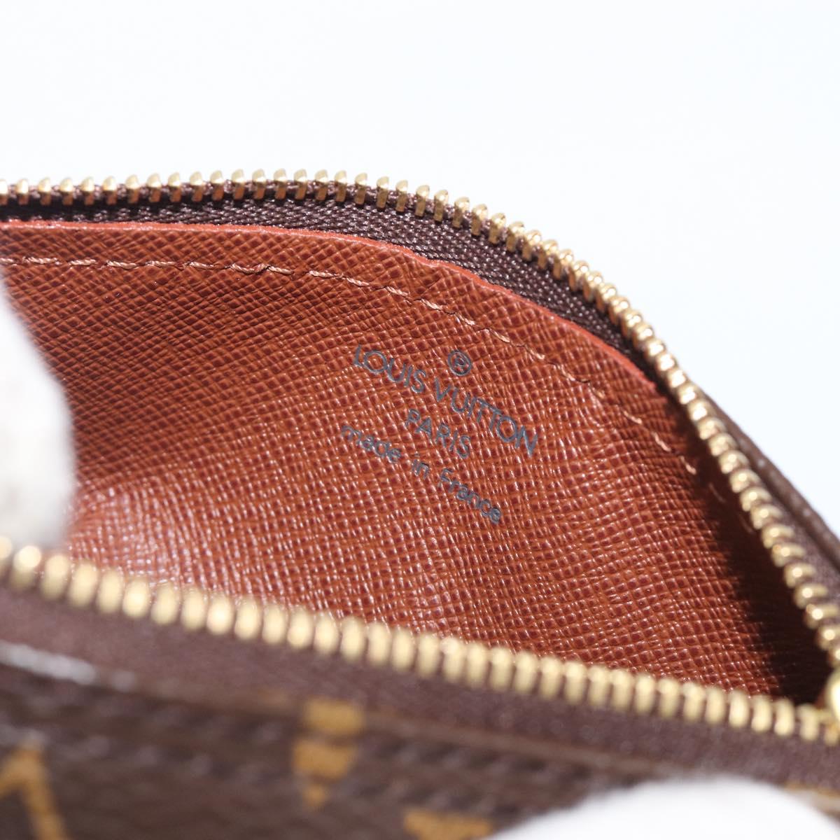 LOUIS VUITTON Monogram Papillon Pouch LV Auth 203027