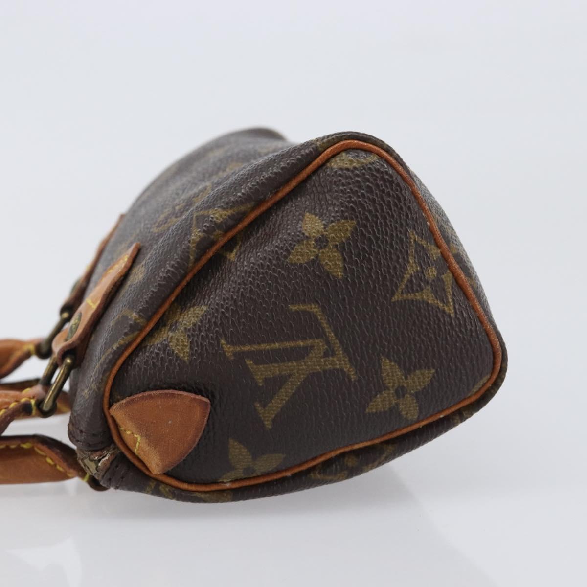 LOUIS VUITTON Monogram Mini Speedy Hand Bag M41534 LV Auth 203029