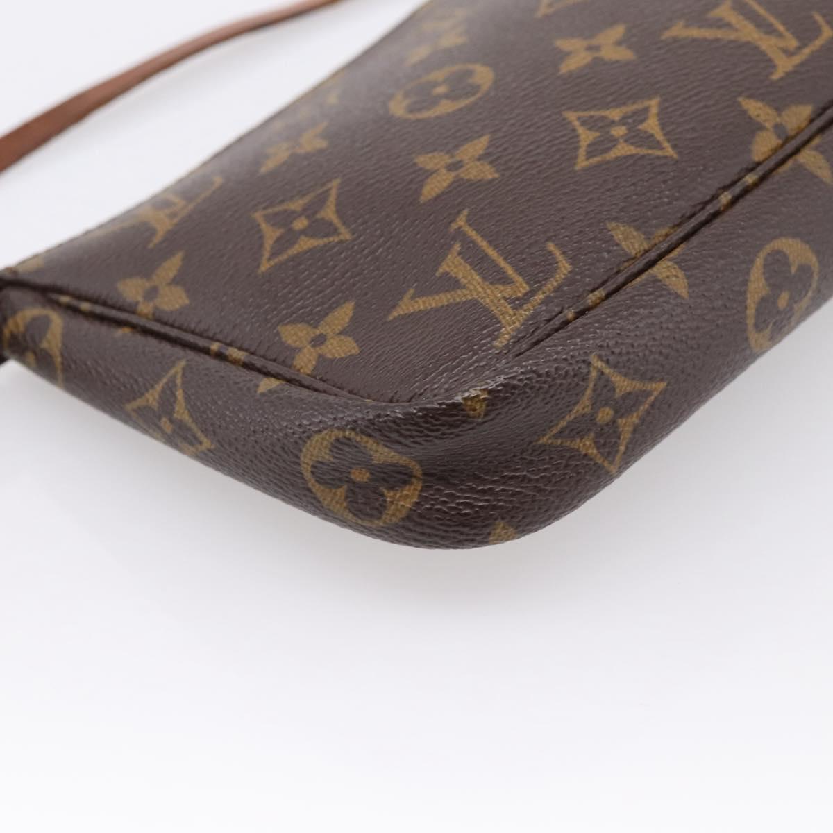 LOUIS VUITTON Monogram Pochette Accessoires Pouch M51980 LV Auth 203030