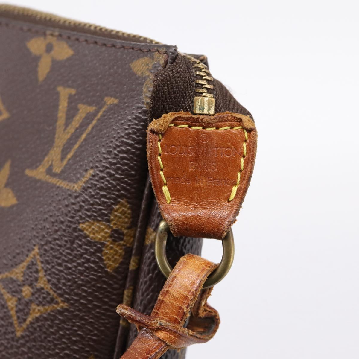 LOUIS VUITTON Monogram Pochette Accessoires Pouch M51980 LV Auth 203030