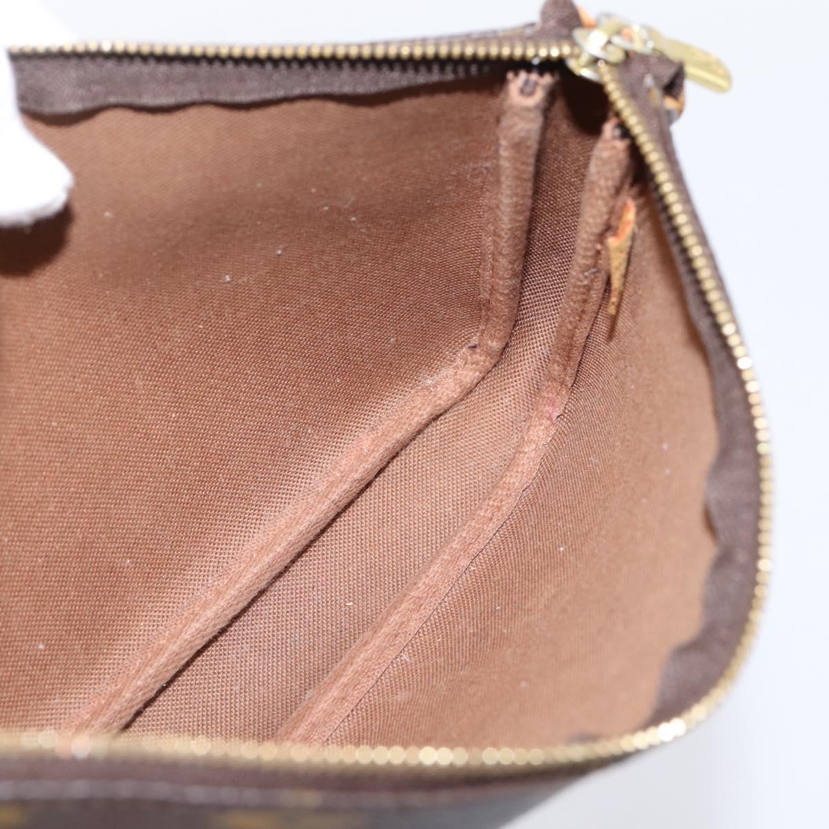 LOUIS VUITTON Monogram Pochette Accessoires Pouch M51980 LV Auth 203030