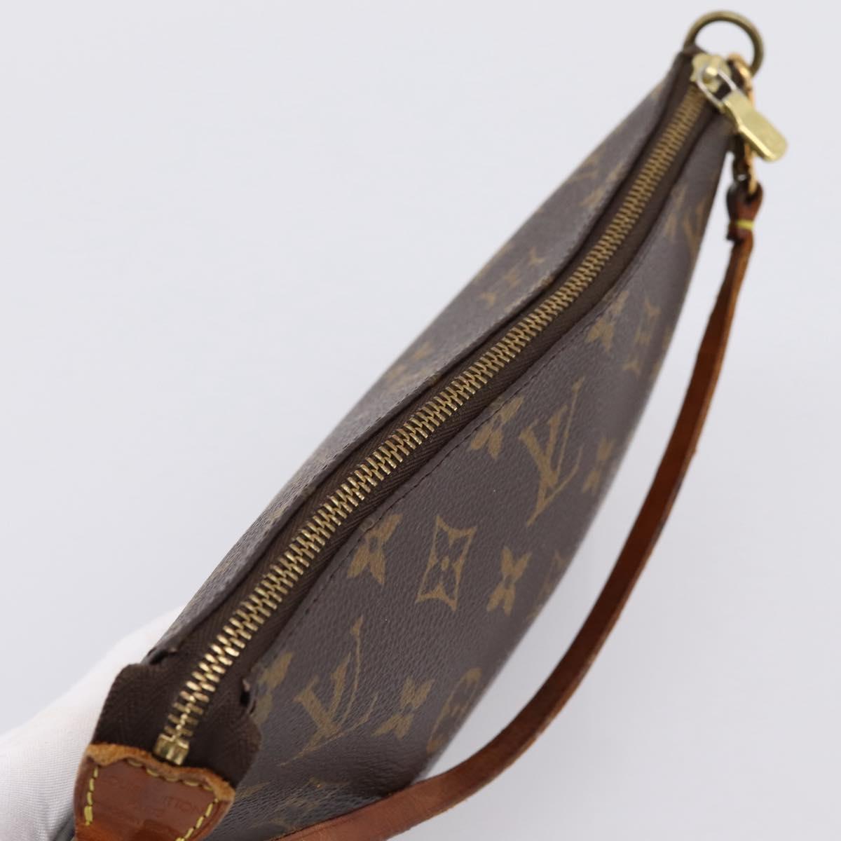 LOUIS VUITTON Monogram Pochette Accessoires Pouch M51980 LV Auth 203030