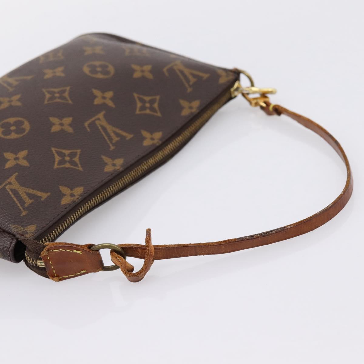 LOUIS VUITTON Monogram Pochette Accessoires Pouch M51980 LV Auth 203030