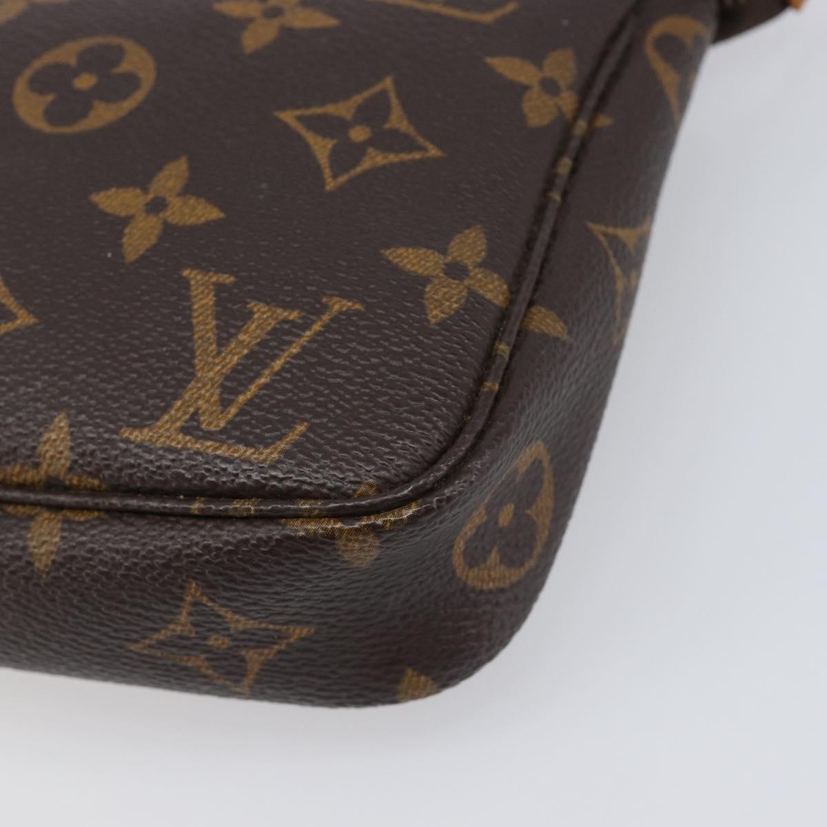 LOUIS VUITTON Monogram Pochette Accessoires Pouch M51980 LV Auth 203031