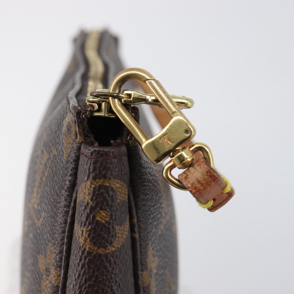 LOUIS VUITTON Monogram Pochette Accessoires Pouch M51980 LV Auth 203031