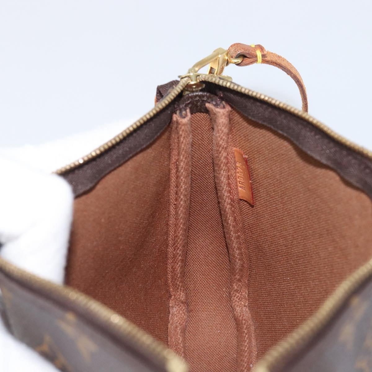LOUIS VUITTON Monogram Pochette Accessoires Pouch M51980 LV Auth 203031