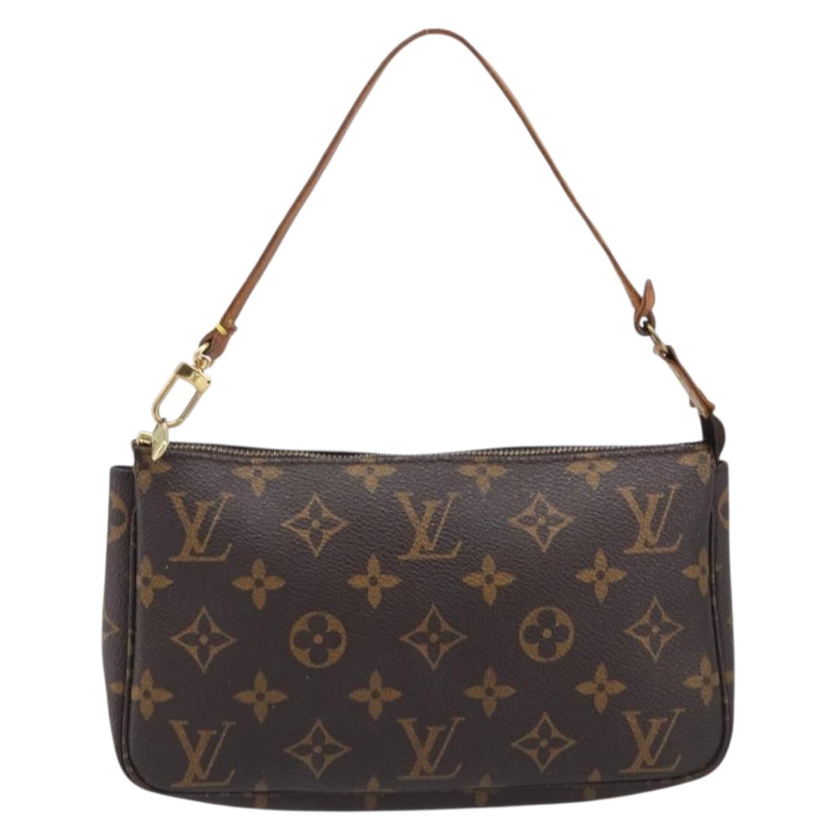 LOUIS VUITTON Monogram Pochette Accessoires Pouch M51980 LV Auth 203031