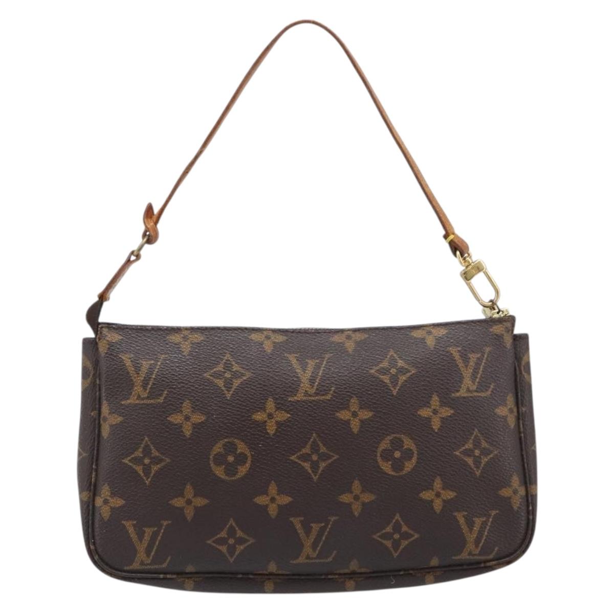 LOUIS VUITTON Monogram Pochette Accessoires Pouch M51980 LV Auth 203031