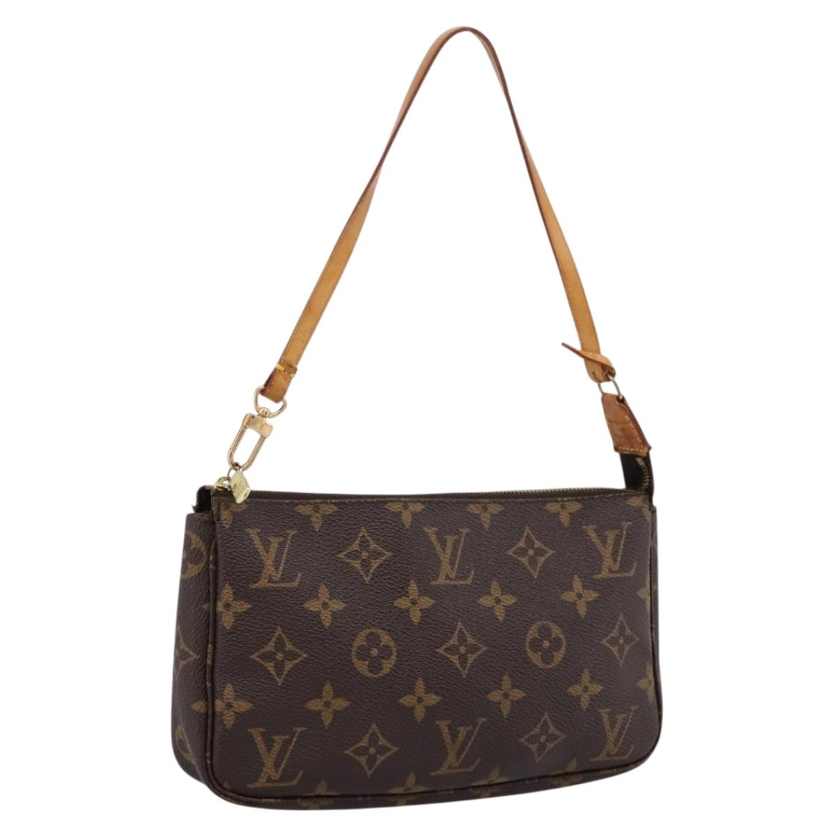 LOUIS VUITTON Monogram Pochette Accessoires Pouch M51980 LV Auth 203033A