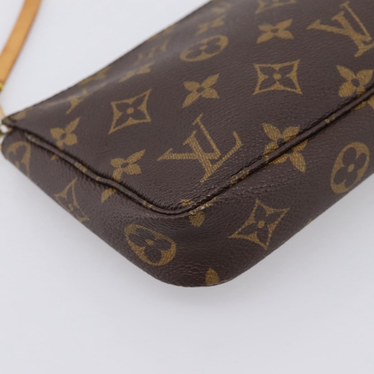 LOUIS VUITTON Monogram Pochette Accessoires Pouch M51980 LV Auth 203033A