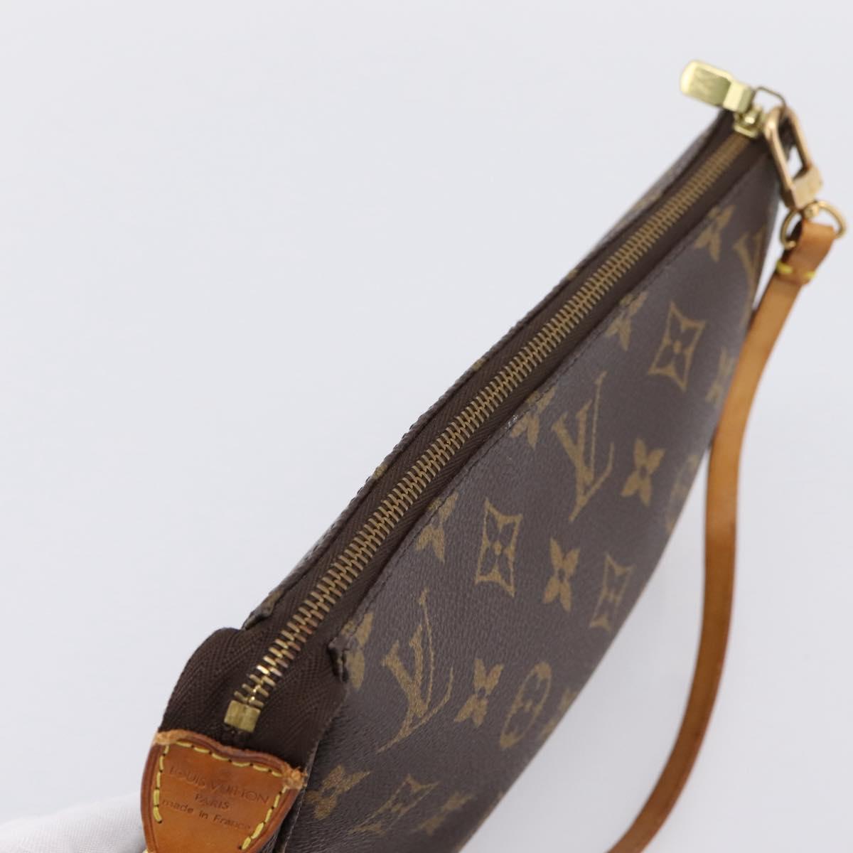 LOUIS VUITTON Monogram Pochette Accessoires Pouch M51980 LV Auth 203033A