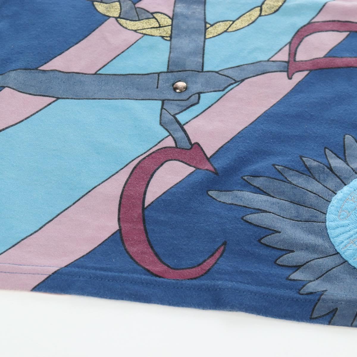Christian Dior T Shirt cotton Blue Auth 203044M